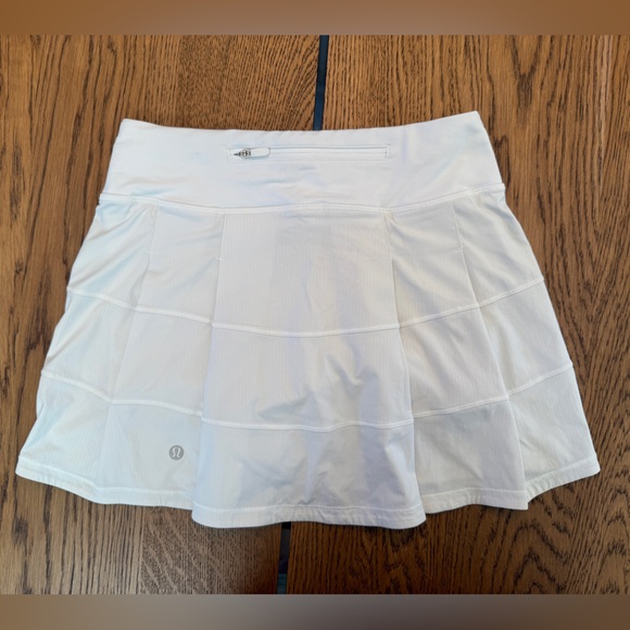 Lululemon Pace Rival White Tennis Skort - Picture 2 of 7